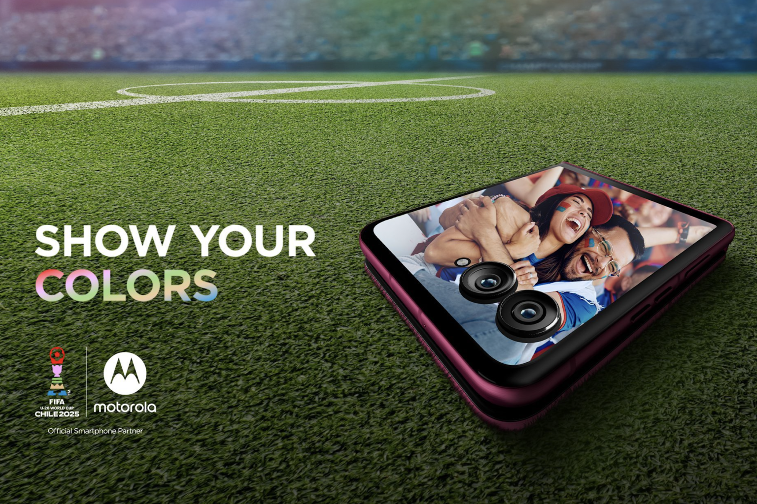 Imagen principal del artículo: Motorola se une a la Copa Mundial Sub-20 de la FIFA Chile 2025™ como socio oficial de smartphones