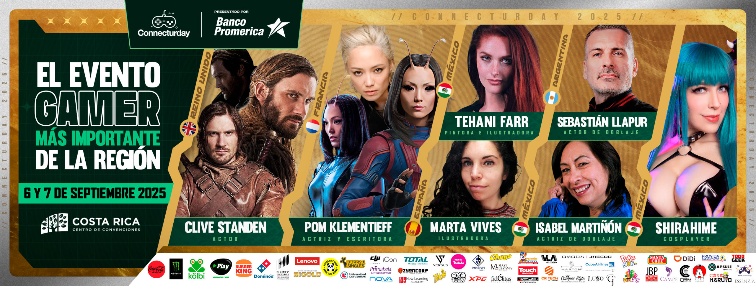 Imagen principal del artículo: Pom Klementieff y Clive Standen lideran el universo geek en ConnecturDay 2025