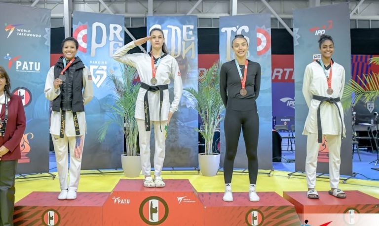 Taekwondista tica Neshy Lindo conquista medalla de bronce en la prestigiosa Copa Presidente 2025