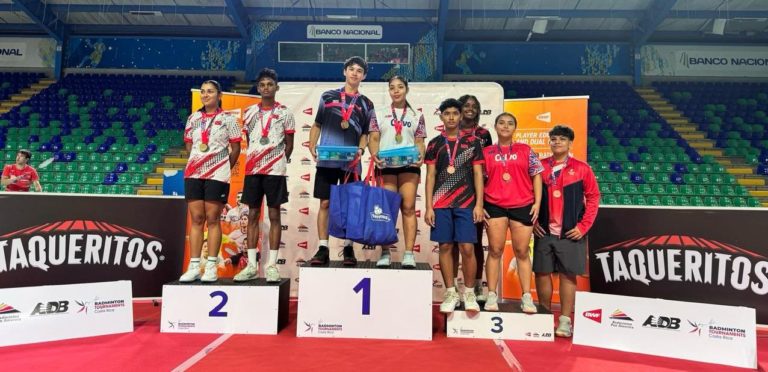 Costa Rica cosecha 26 medallas en torneo juvenil internacional de bádminton