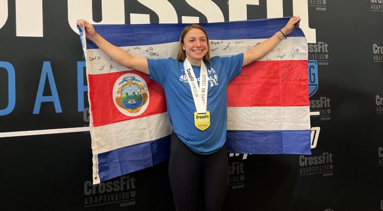 Paratleta costarricense Andrea Agüero conquista el título mundial de CrossFit adaptado