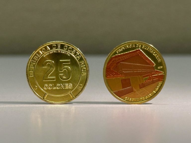 Nueva moneda coleccionable: Ejemplar de ₡25 será alusiva a la Casona de Santa Rosa
