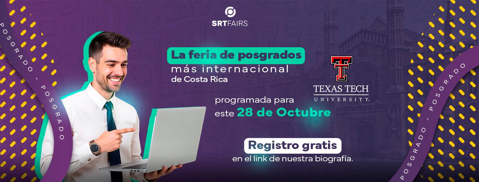 Imagen principal del artículo: Más de 25 universidades del mundo participarán en feria internacional de posgrados en Escazú