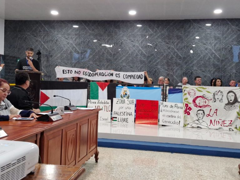 Municipalidad de Pérez Zeledón exhorta al Ejecutivo a no firmar TLC con Israel