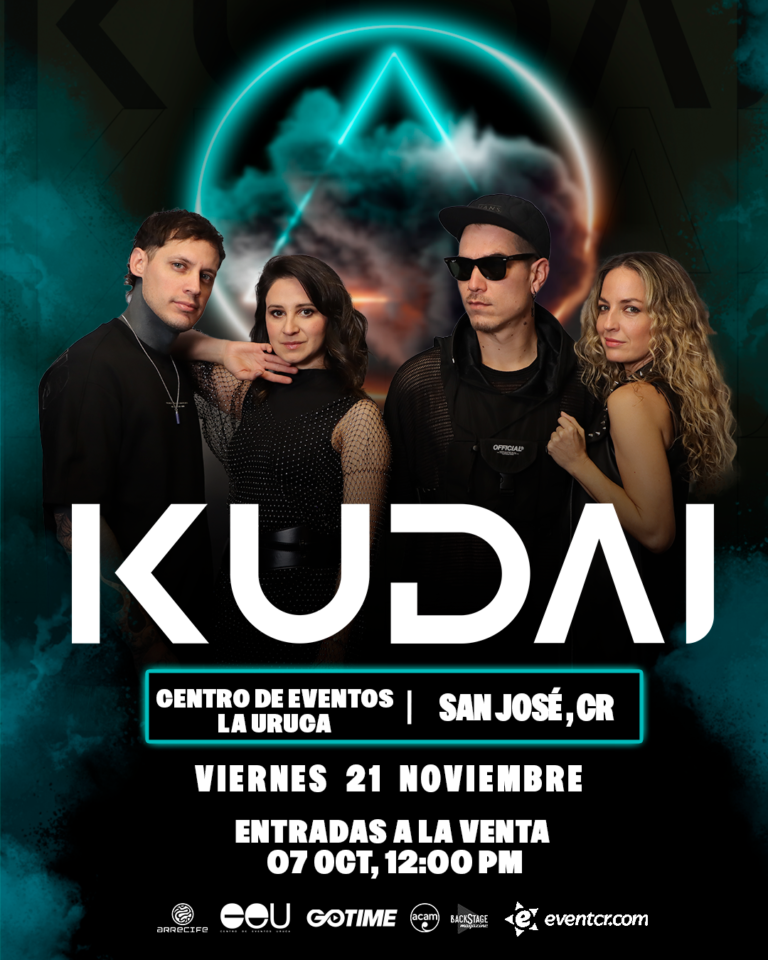 Kudai regresa a Costa Rica con su “Revive Tour”: un reencuentro histórico