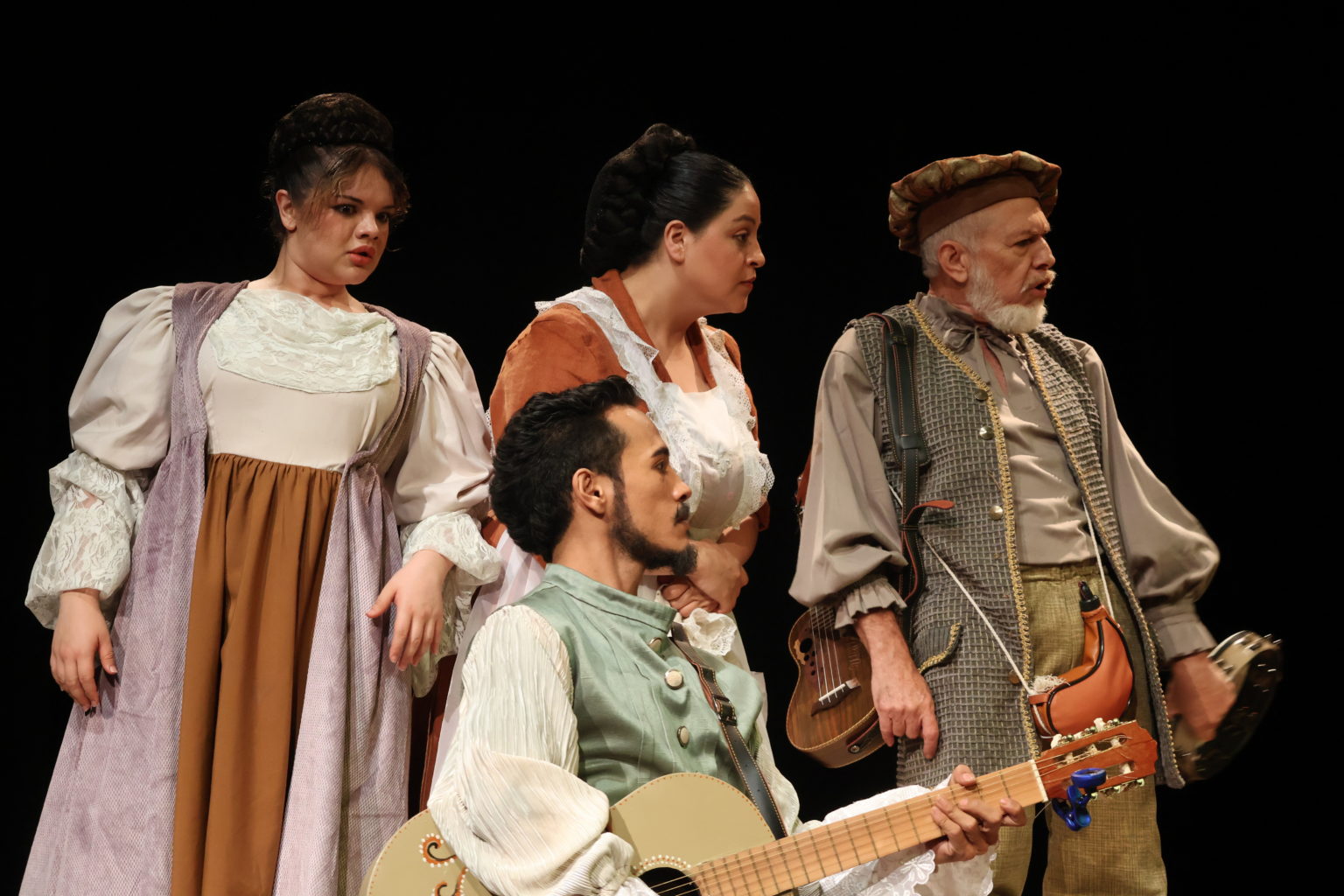 Imagen principal del artículo: Ingenio cervantino revive en el Teatro de La Aduana con la obra “De divorcios, celos y maravillas cervantinas”