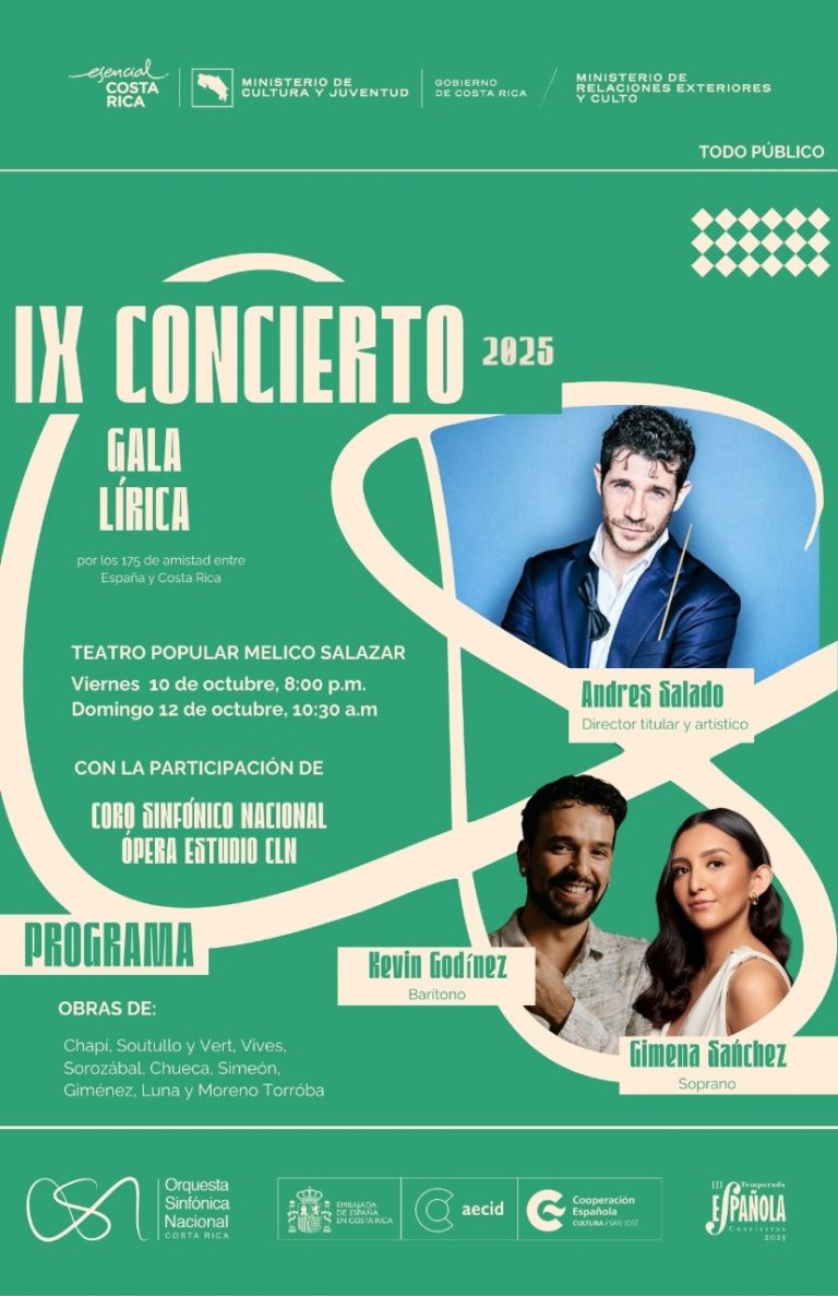 Costa Rica y España celebran 175 años de amistad con concierto en el Melico