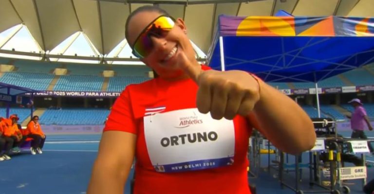 Amalia Ortuño concluyó su primera participación en un Mundial de Paratletismo con dos récords nacionales