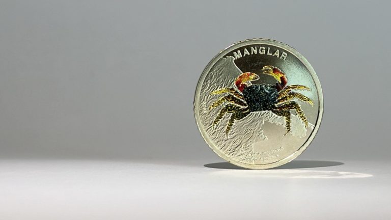 Cangrejo marinera es el protagonista de la nueva moneda coleccionable de 50 colones