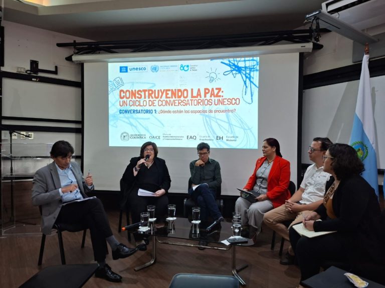 UNESCO impulsa diálogo sobre la pérdida y reconstrucción de los espacios de encuentro en América Central