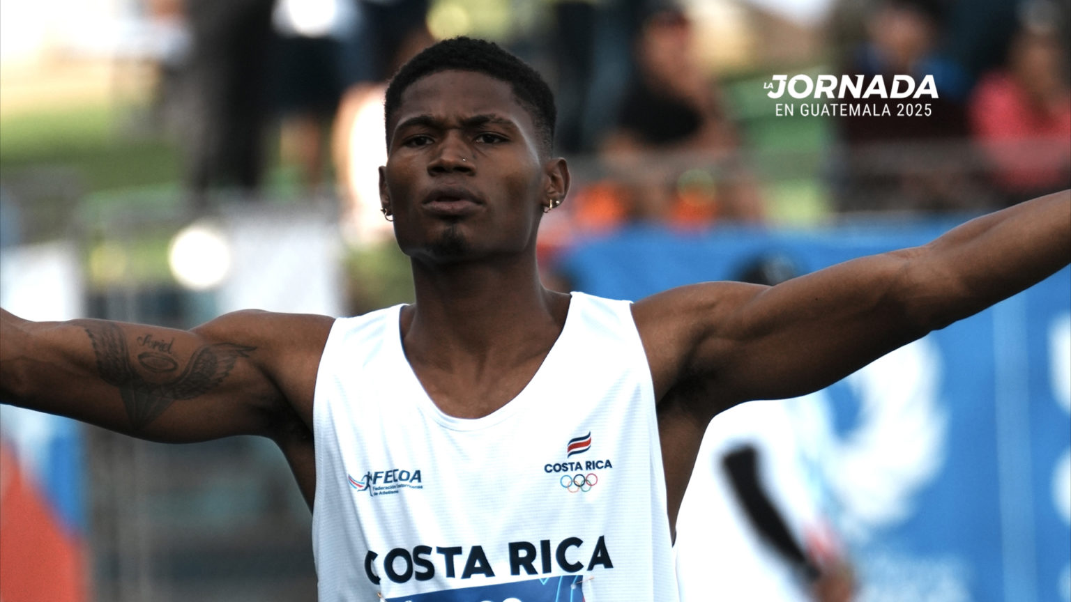 Imagen principal del artículo: Limonense Rasheed Miller da el salto al oro en el atletismo de los Juegos Centroamericanos 2025