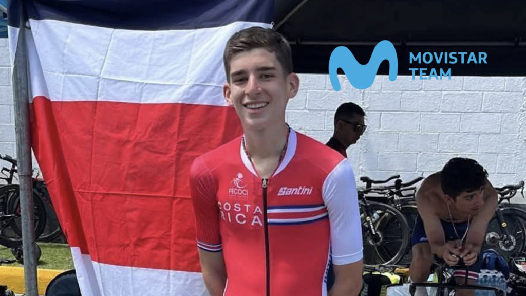 Oficial: ciclista costarricense Sebastián Castro ficha con el Movistar Team Academy