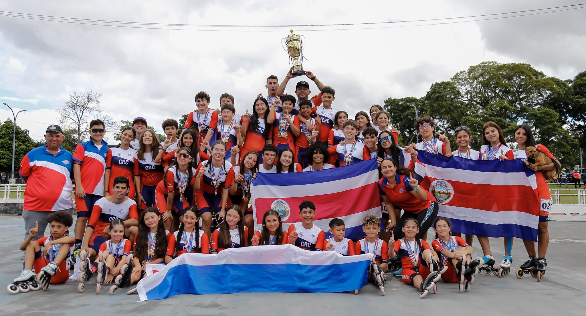 Imagen principal del artículo: Costa Rica se coronó campeona del Centroamericano de Patinaje con 94 medallas