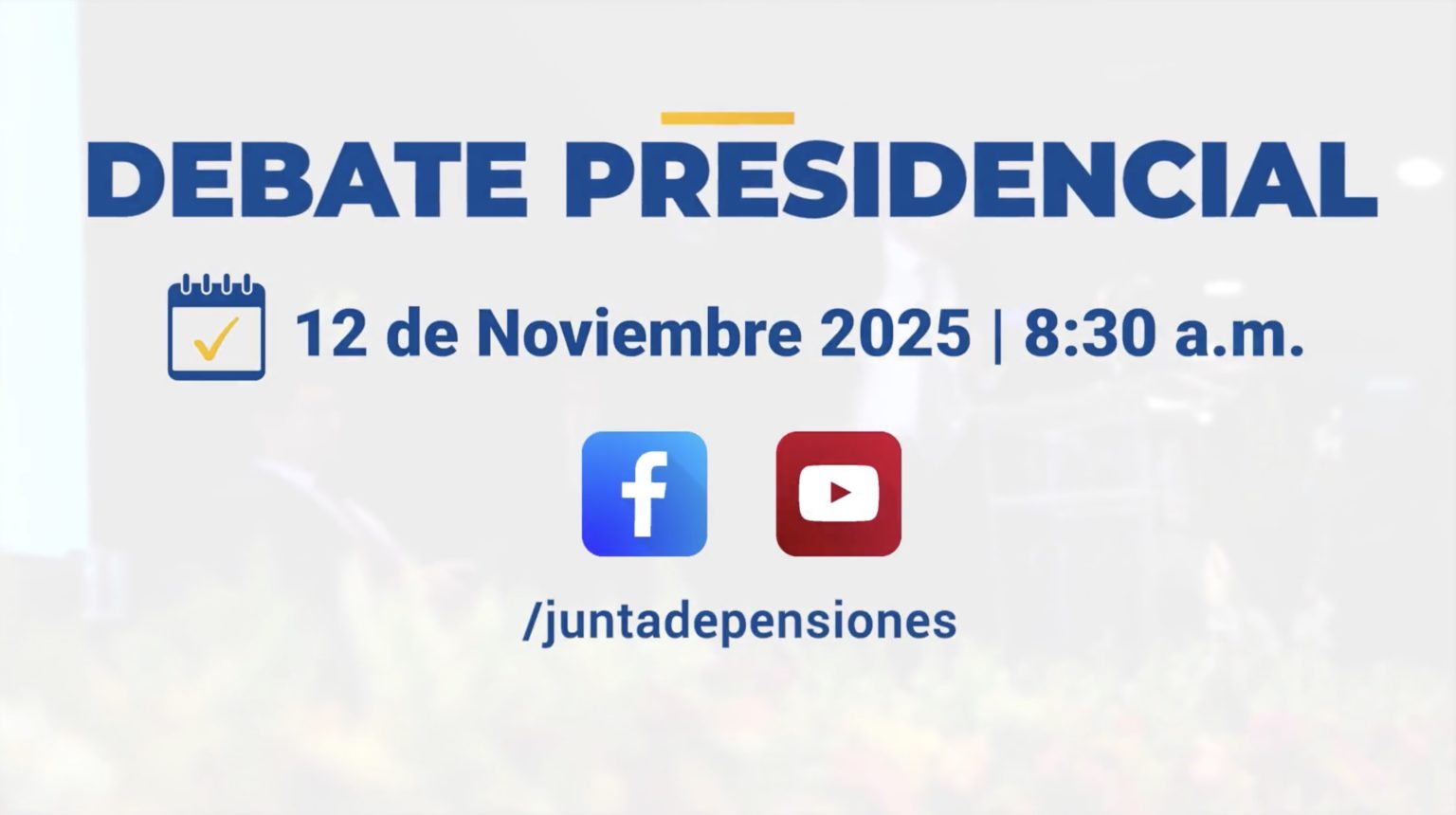 Imagen principal del artículo: JUPEMA convoca a debate presidencial sobre el futuro del sistema nacional de pensiones