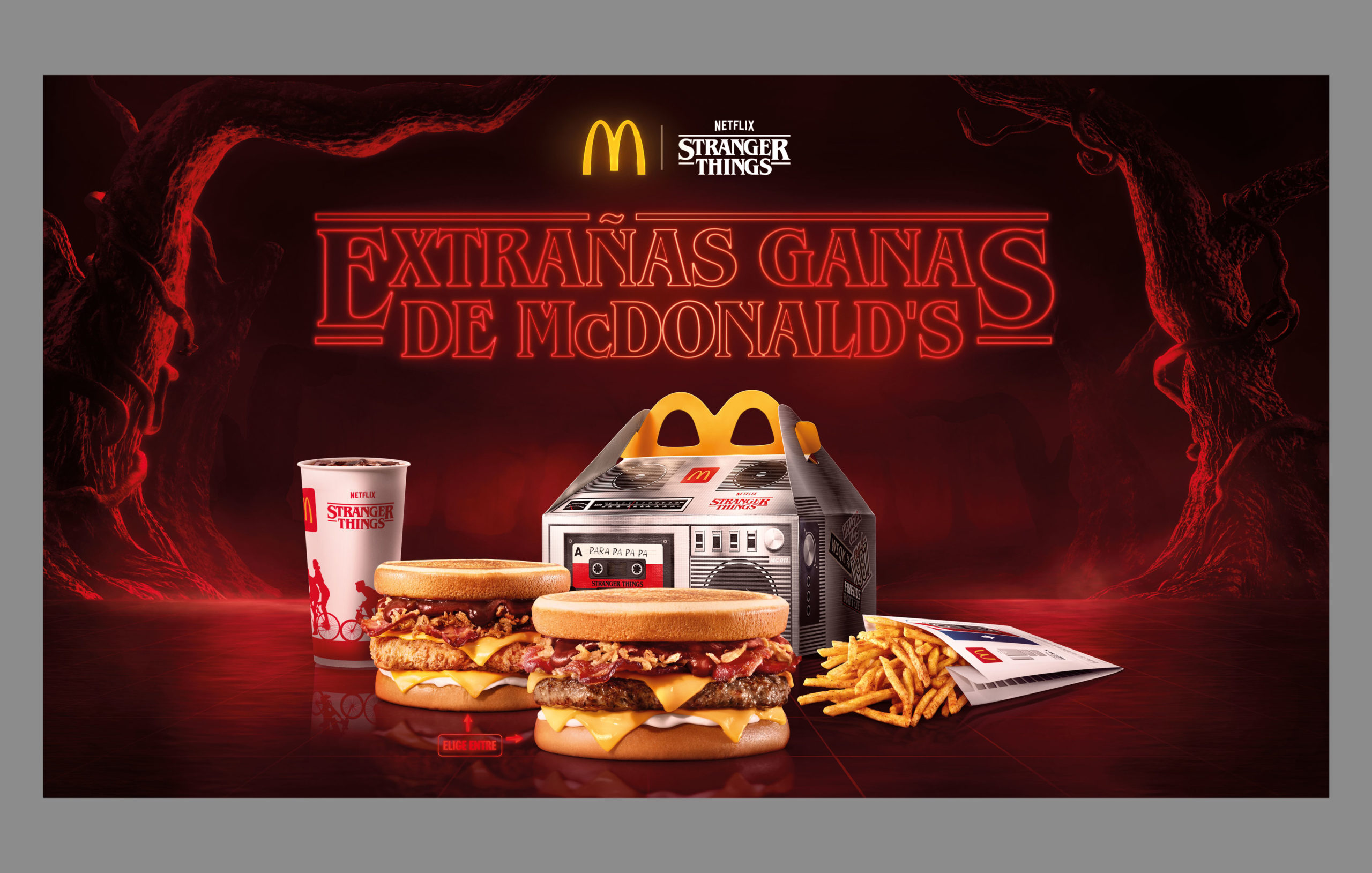 McDonald's y Netflix sorprenden con menú inspirado en Stranger Things