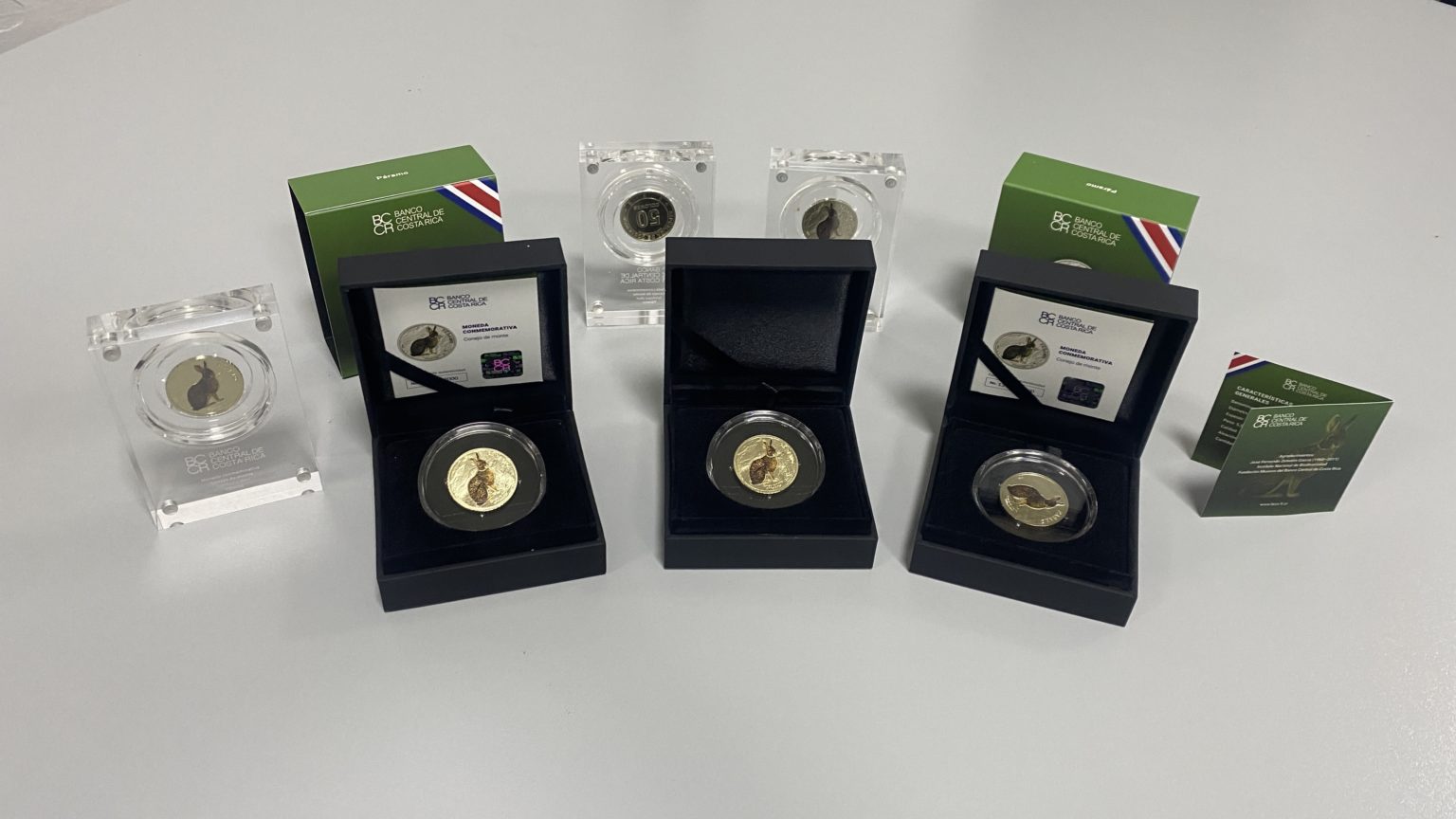 Imagen principal del artículo: Nueva moneda de ₡50 con diseño del conejo de monte ya está disponible en BN Shop