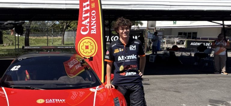 Joven piloto tico Evan Michelini regresa a las 3 Horas de Costa Rica