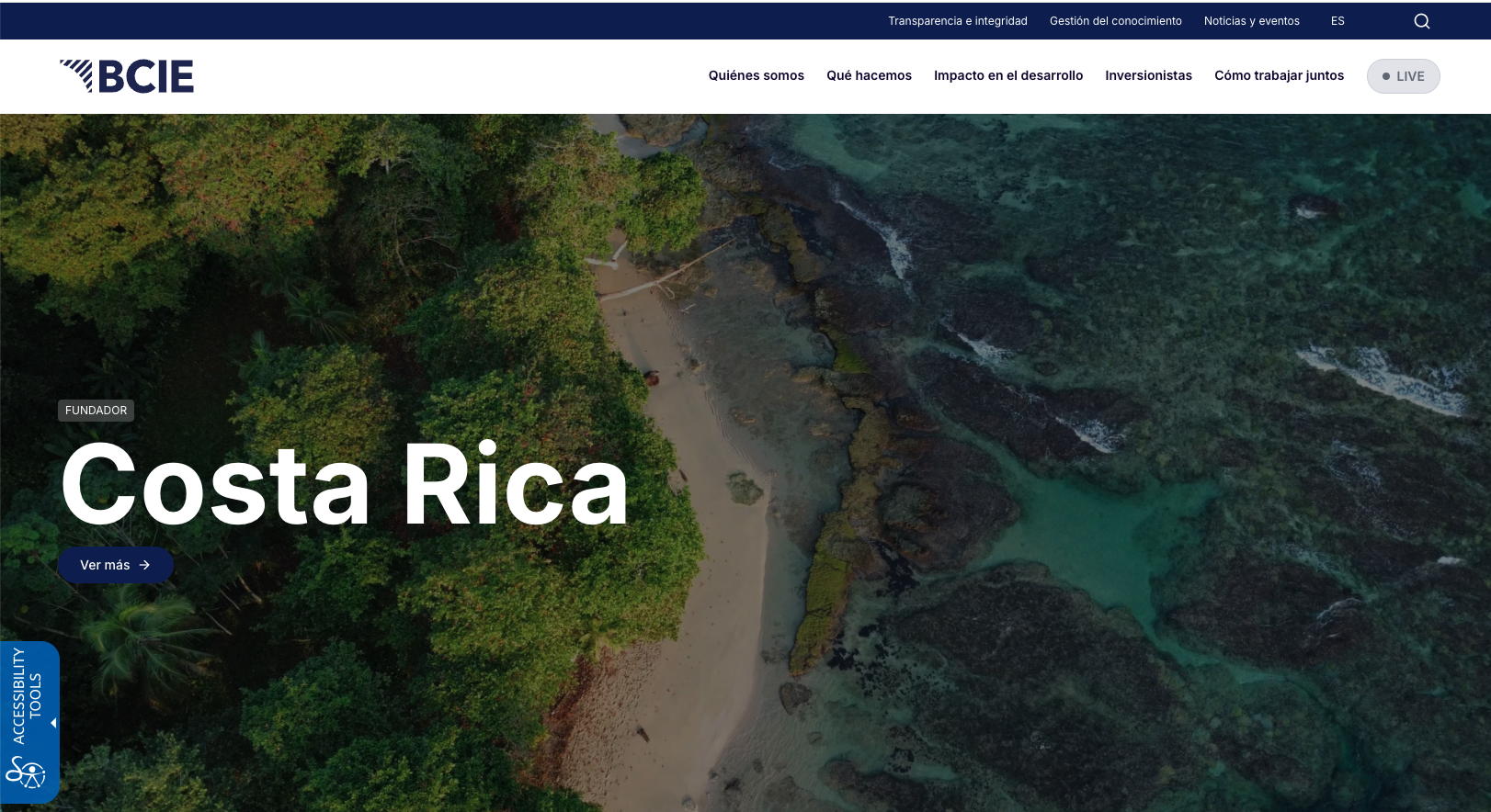 Imagen principal del artículo: BCIE lanza su nuevo sitio web fortaleciendo la rendición de cuentas, la inclusión y el uso de inteligencia artificial