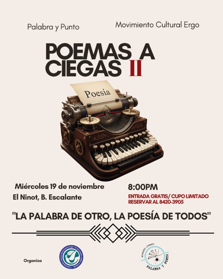 “Poemas a Ciegas” celebra su segunda edición con una experiencia literaria de lectura anónima y colectiva