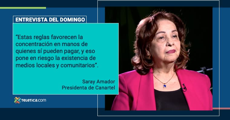 Saray Amador, presidenta, conversó con Teletica.