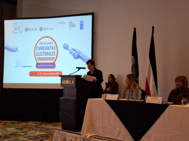 TSE y OEA capacitan a candidatas para fortalecer liderazgo político femenino en Costa Rica