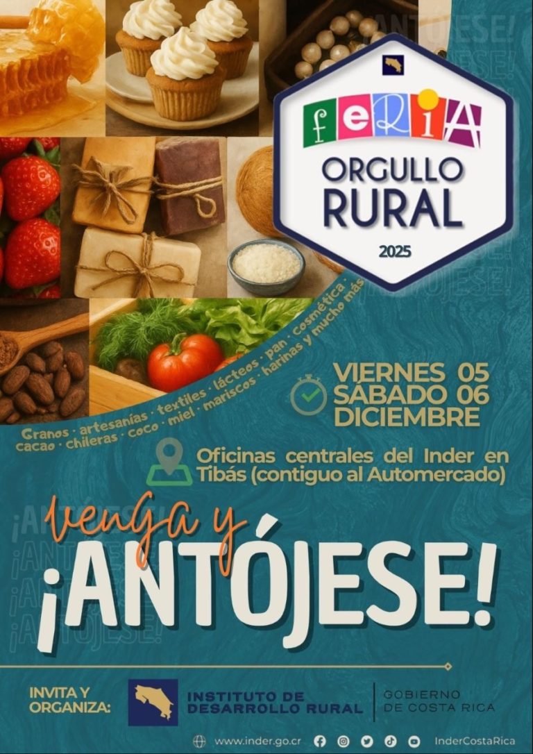Inder anuncia edición 2025 de la Feria del Orgullo Rural con más de 60 emprendedores