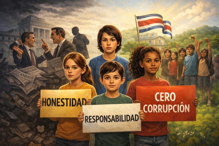 Las niñas, niños y adolescentes exigen honestidad, responsabilidad, escucha y cero corrupción