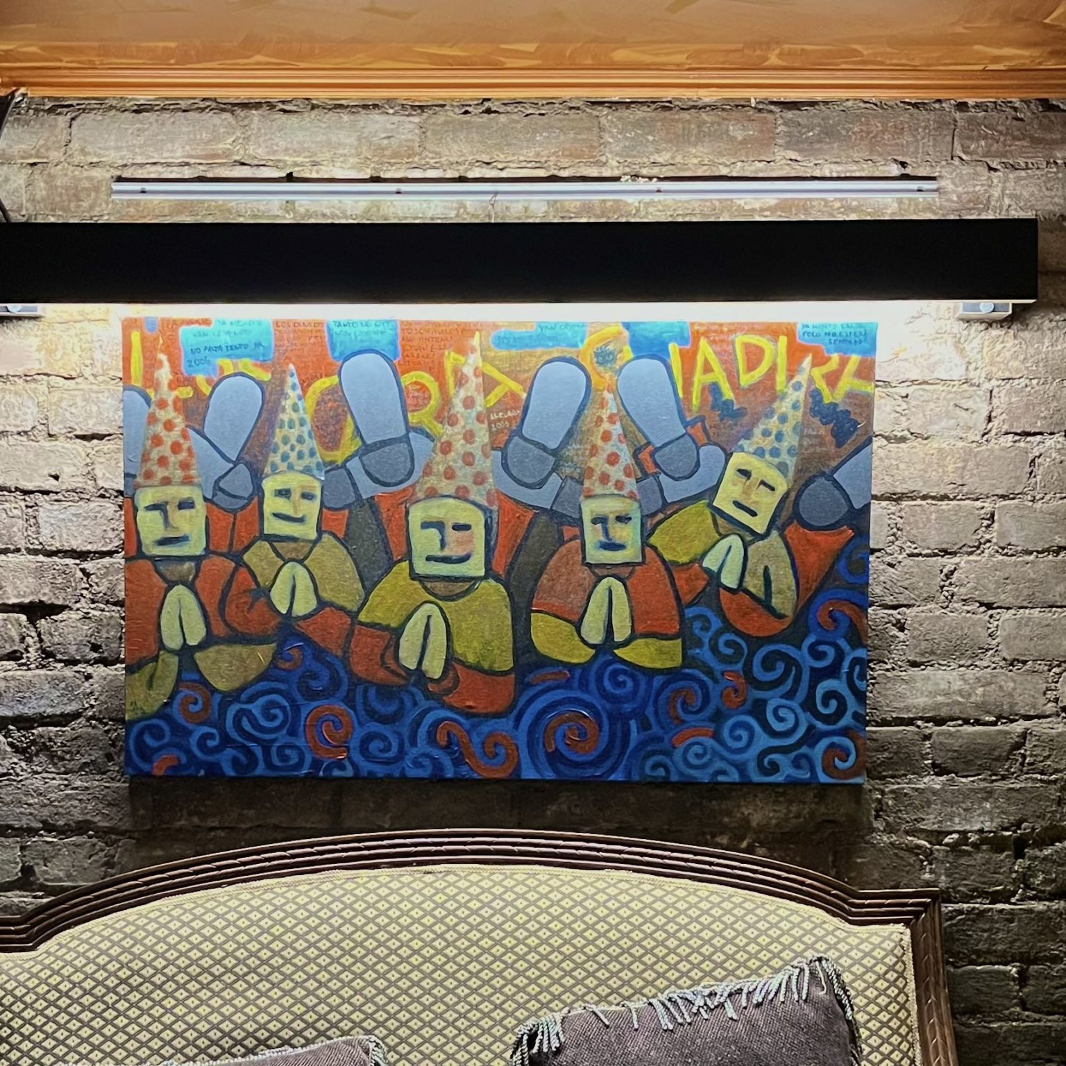 Imagen principal del artículo: Kike Molina inaugura la exposición Pinturaz para el fin del mundo en Cantina Cothnejo Fishy