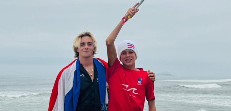 Romeo Stone y Carden Jagger cierran la participación tica en el Mundial Junior ISA Perú 2025