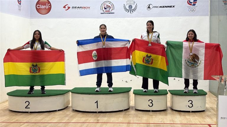 Raquetbolista tica Larissa Faeth se proclama campeona mundial junior en República Dominicana
