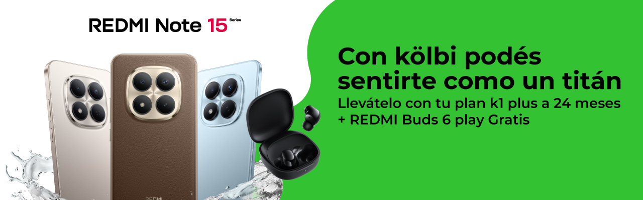 Imagen principal del artículo: Los nuevos Xiaomi Serie REDMI Note 15 están disponibles en Kölbi