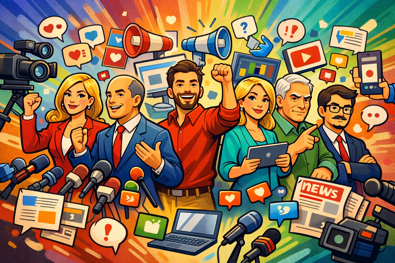 Imagen principal del artículo: ¿Cuál candidatura está capturando la atención de los medios y por qué?