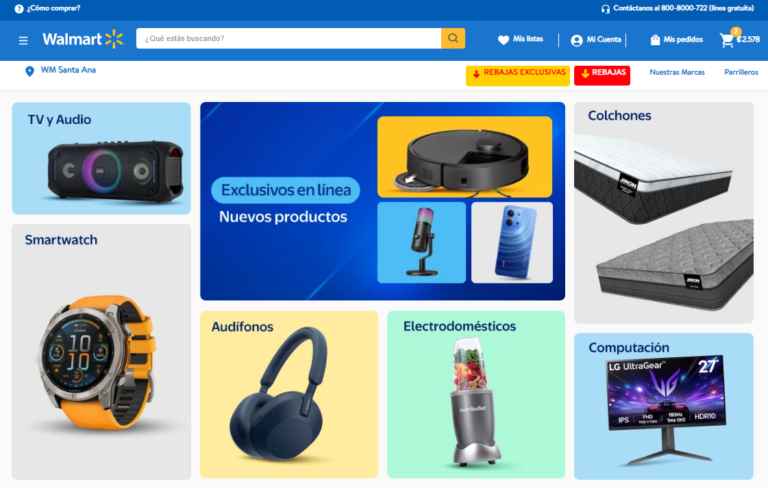 Walmart lanza productos exclusivos en línea