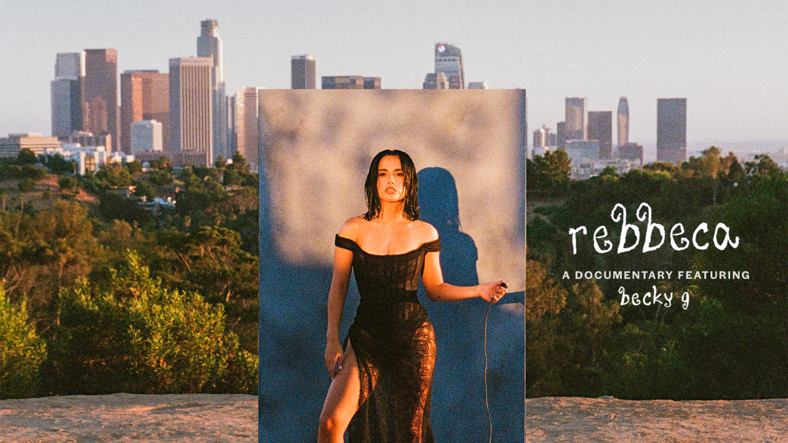 Imagen principal del artículo: Ticos detrás de cámaras del documental de Becky G “REBBECA”