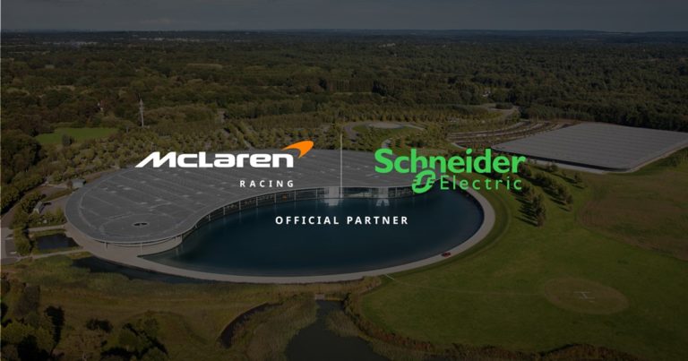 Schneider Electric es el nuevo socio tecnológico oficial de McLaren Racing en materia de energía