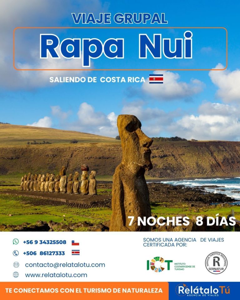Relátalo Tú lanza itinerario único en Costa Rica para viajar a Rapa Nui en 2026