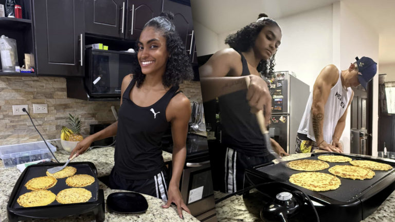 Neshy Lindo vende tortillas para costear su participación en el Abierto de Estados Unidos 2026