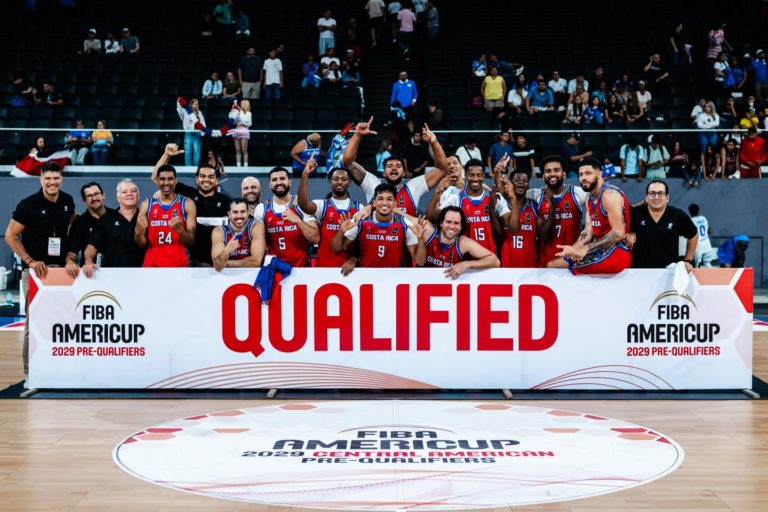 Costa Rica avanza invicta en preclasificatorio hacia la AmeriCup 2029