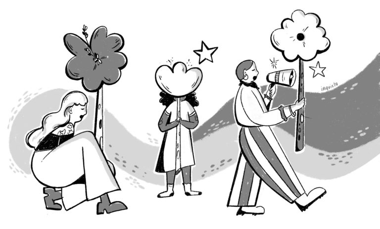 Carta a la insistencia: Flores de marzo que crecen en el cemento