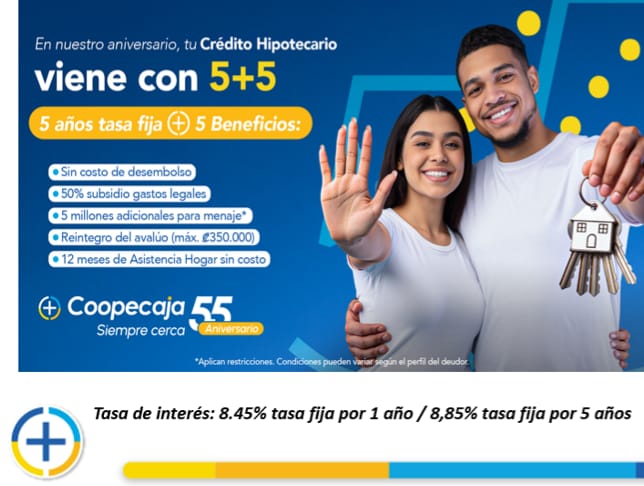 Imagen principal del artículo: Coopecaja llevará esquema de tasa fija y alivios en costos a Expo Construcción