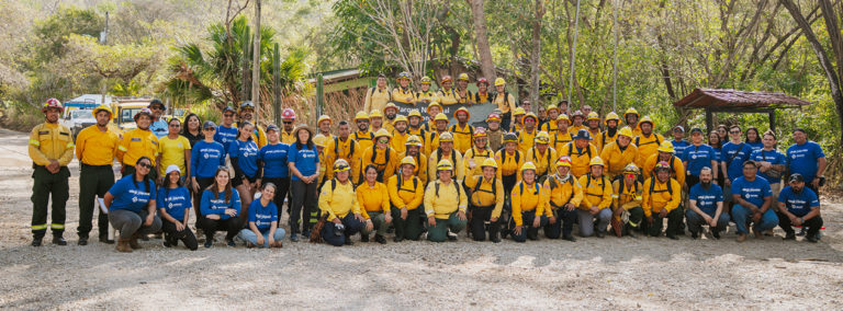 Jornada interinstitucional intervino 2,8 kilómetros de ronda cortafuego en Parque Nacional Barra Honda