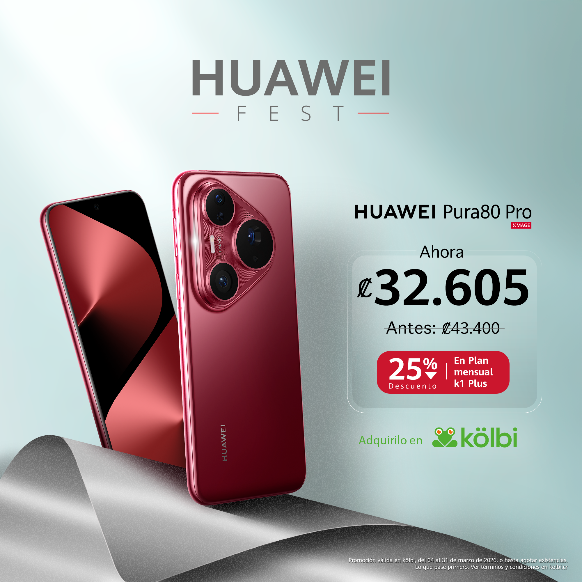 Imagen principal del artículo: "HUAWEI FEST" llega a Costa Rica con descuentos de hasta 45%, regalías y beneficios especiales