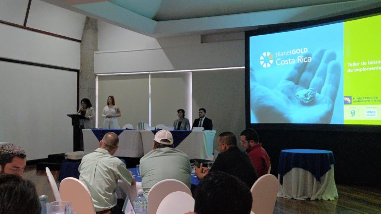 Costa Rica inicia implementación de plan para eliminar el uso de mercurio en minería artesanal