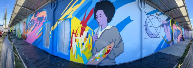 Murales en el CENAC y la Escuela Casa del Artista se suman al Festival de las Artes