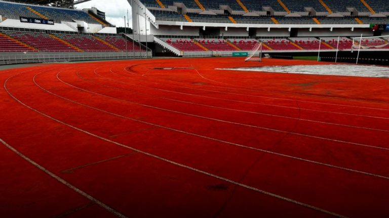 Pista de atletismo del Estadio Nacional se reparará hasta el 2027
