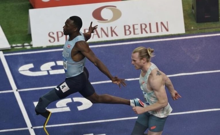 Sherman Güity gana en Berlín y rompe su marca personal en 60 metros bajo techo