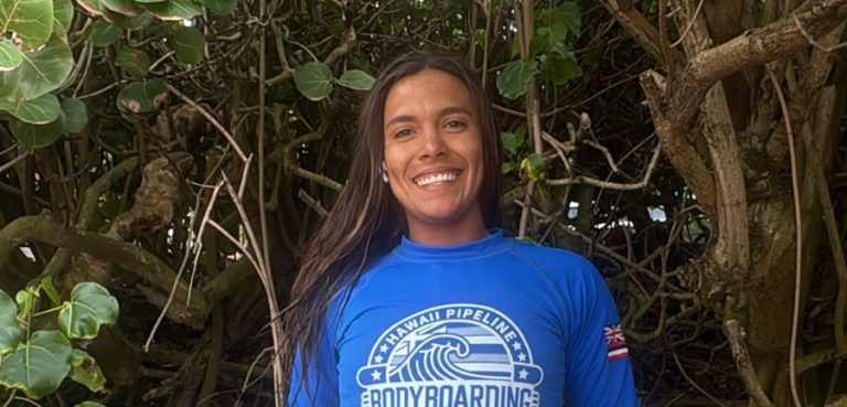 Dulce Agüero logra podio para Costa Rica en el Pipeline Bodyboarding Championship