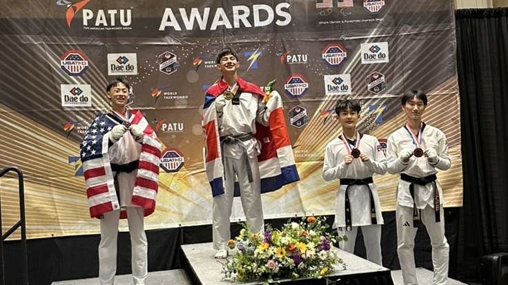 Costa Rica gana oro y dos platas en el prestigioso U.S. Open de Taekwondo