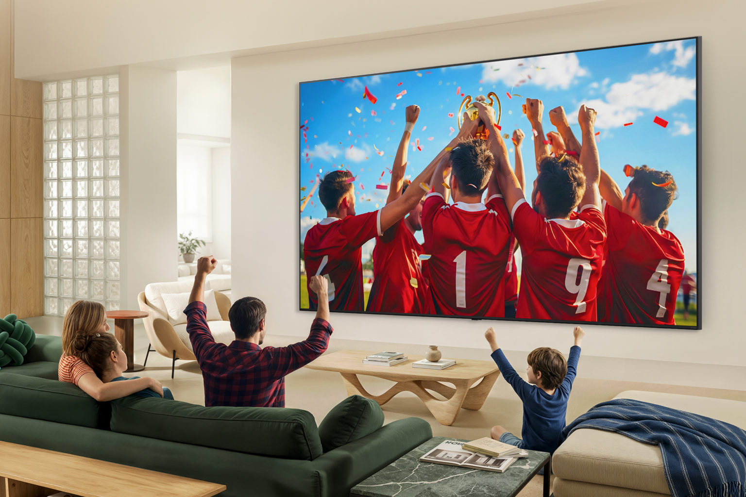 Imagen principal del artículo: La fiesta del fútbol se vive con LG QNED73: diseñada para una experiencia inmersiva