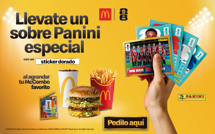 McDonald's en colaboración con Panini celebran la tradición más esperada del Mundial: llenar el álbum oficial